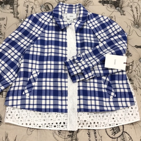 Lewit Eyelet Inset Check Jacket - Picture 4 of 10